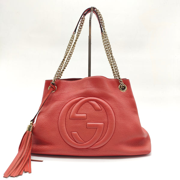 Gucci Soho Chain Strap Shoulder Bag Leather Medium