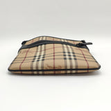 Zip Messenger Bag Haymarket Coated Canvas Small