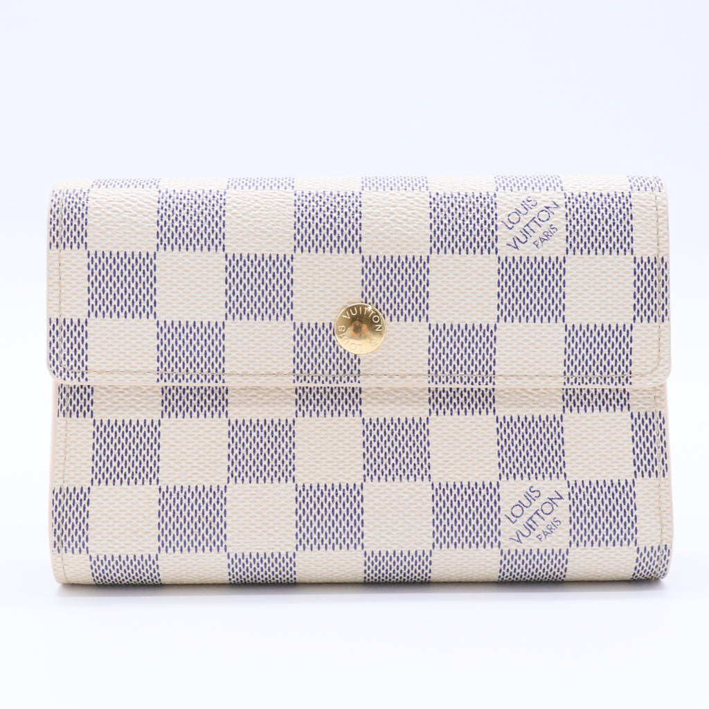 Damier Azur Pattern Alexandra Wallet For AriesW