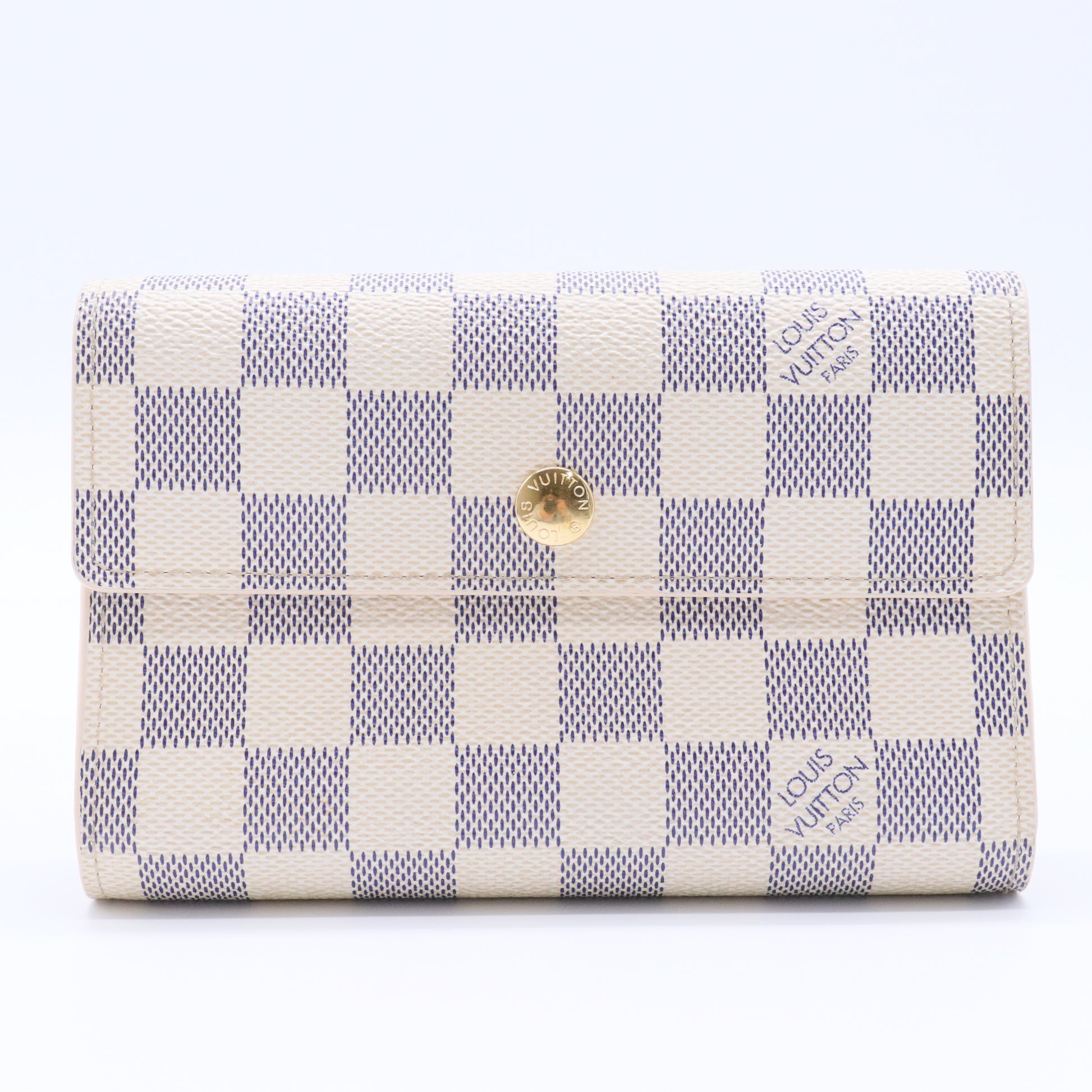 Damier Azur Pattern Alexandra Wallet For AriesW