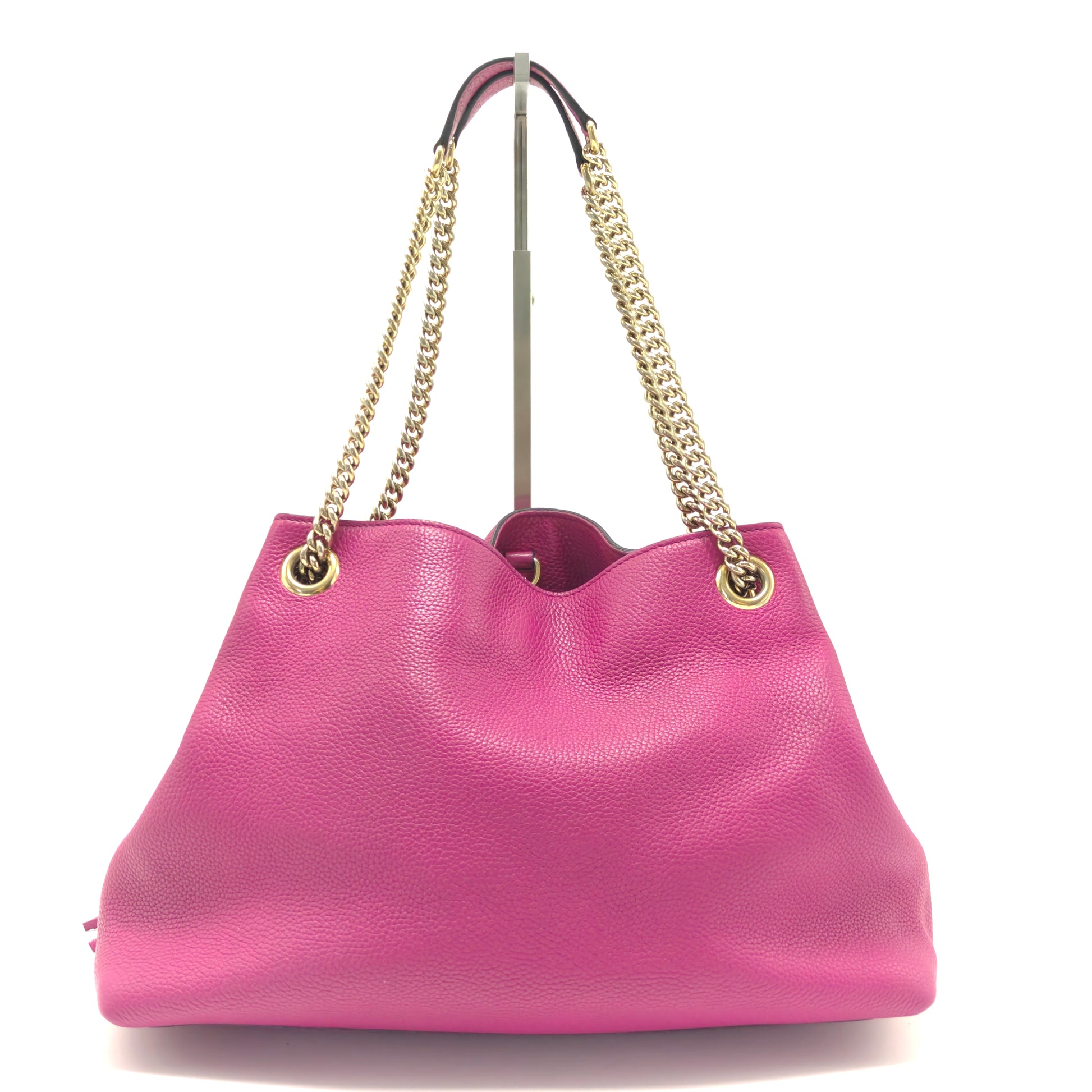 Soho Chain Strap Shoulder Bag Leather Medium twins