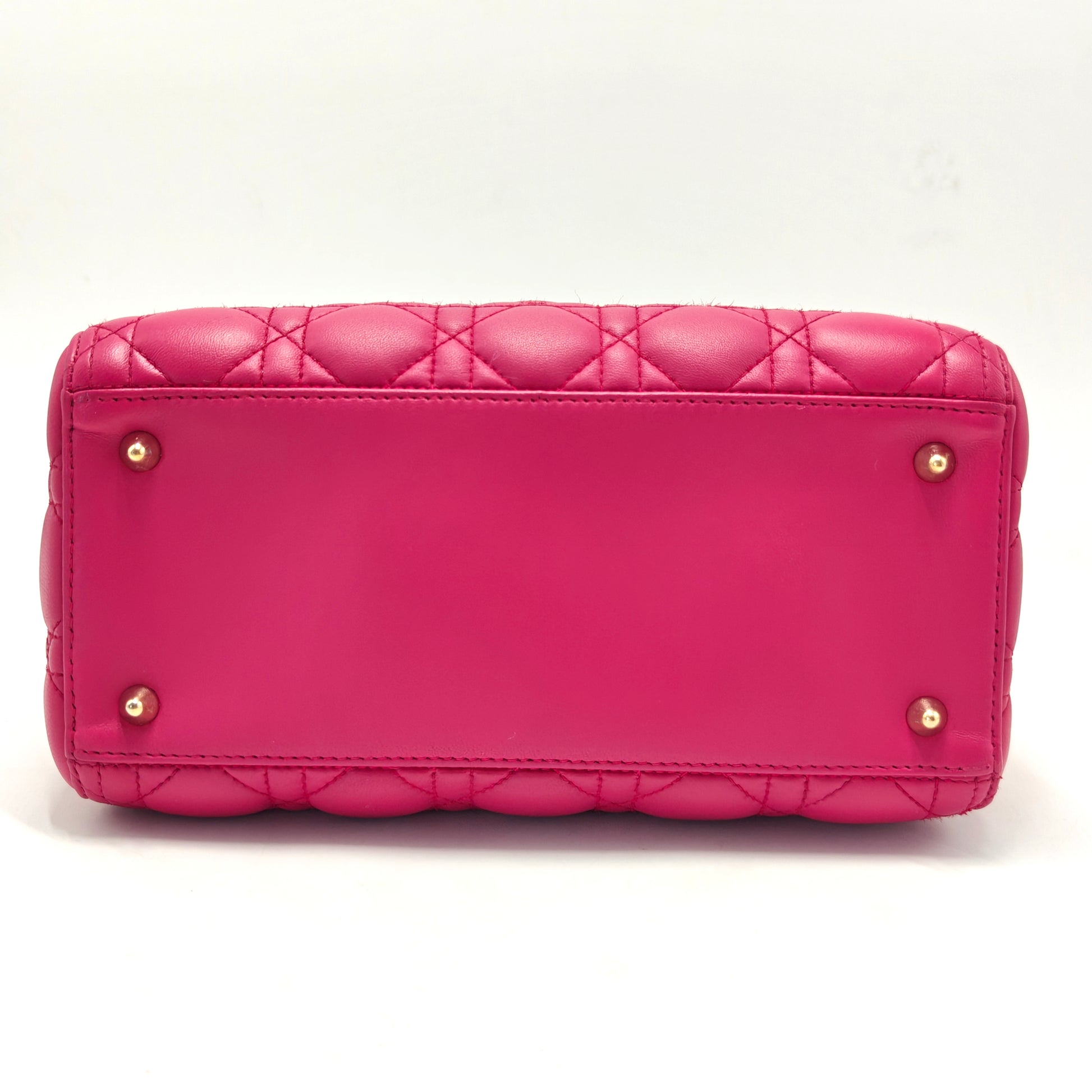 Lady Dior Bag Cannage Quilt Lambskin Medium
