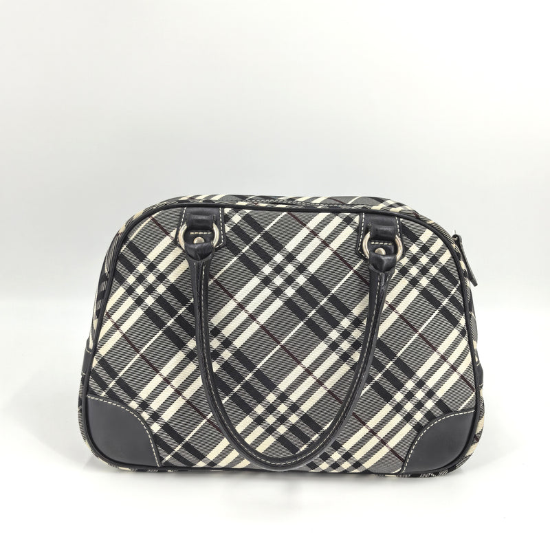 Burberry Blue Label Canvas Top Handle Bag NJ