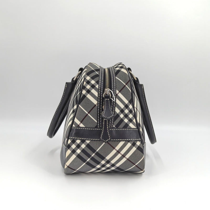 Burberry Blue Label Canvas Top Handle Bag NJ