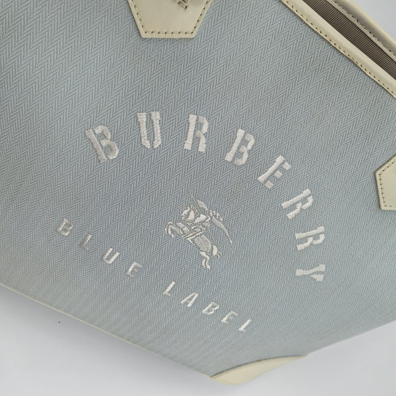 BURBERRY BLUE LABEL Check Shoulder Tote Bag NJ