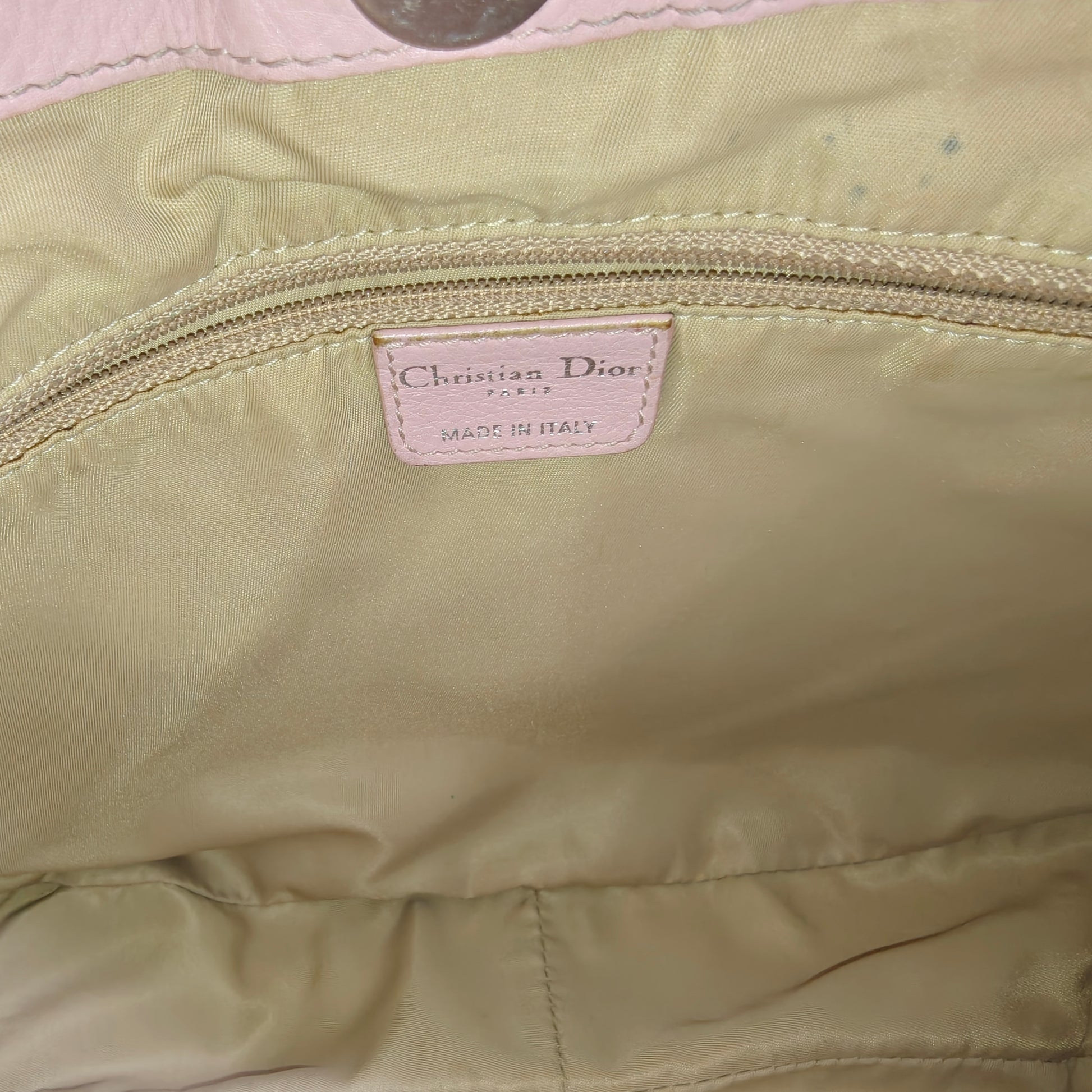 Canvas Diorissimo Pattern Shoulder Bag Vintage