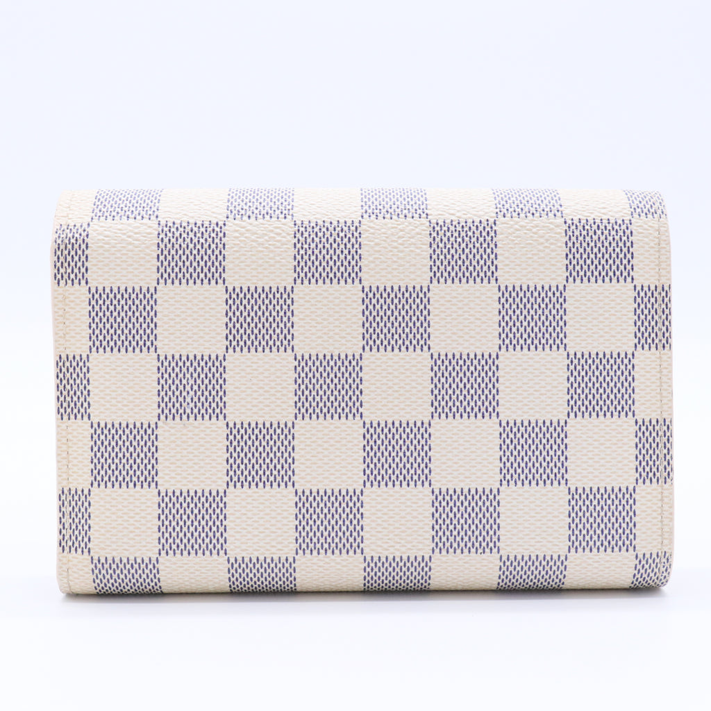 Damier Azur Pattern Alexandra Wallet For AriesW
