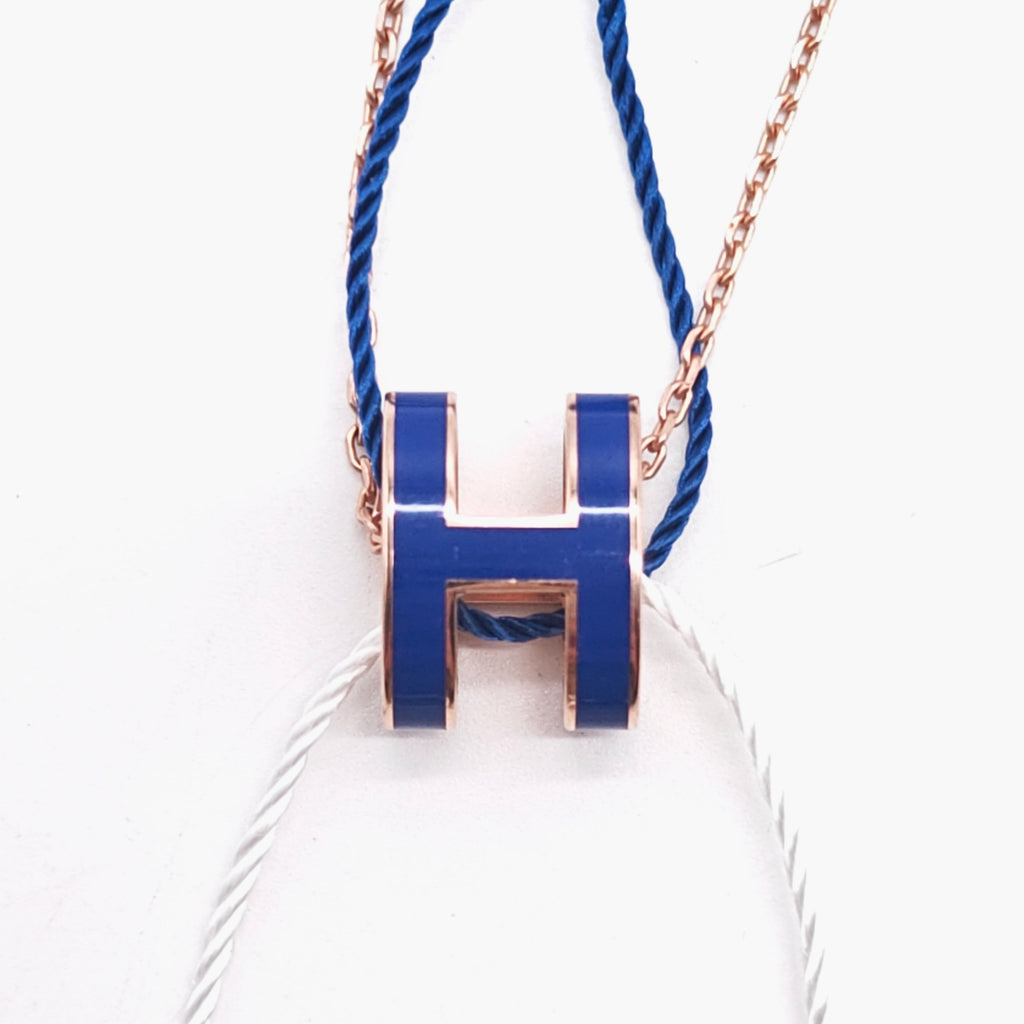 Hermes Enamel Pop H Pendant twins LDJ2673