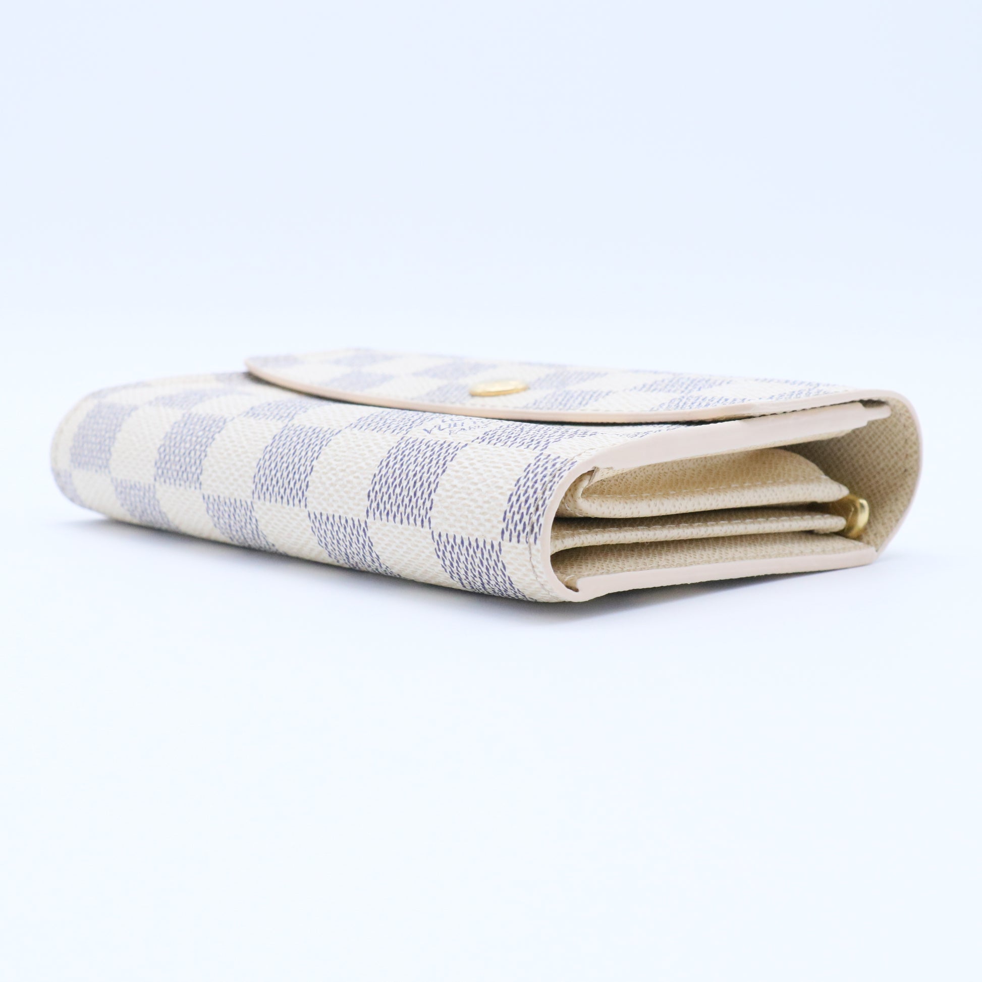 Damier Azur Pattern Alexandra Wallet For AriesW