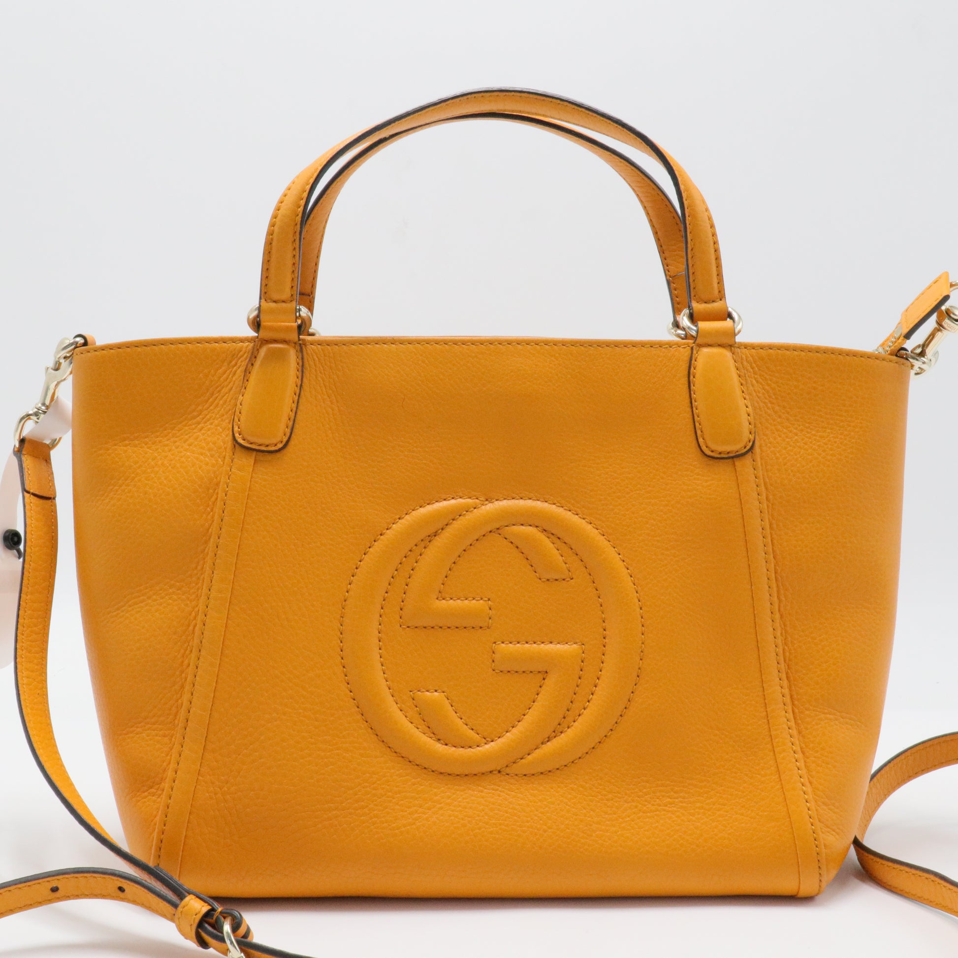 Soho Convertible Top Handle Bag Leather Small