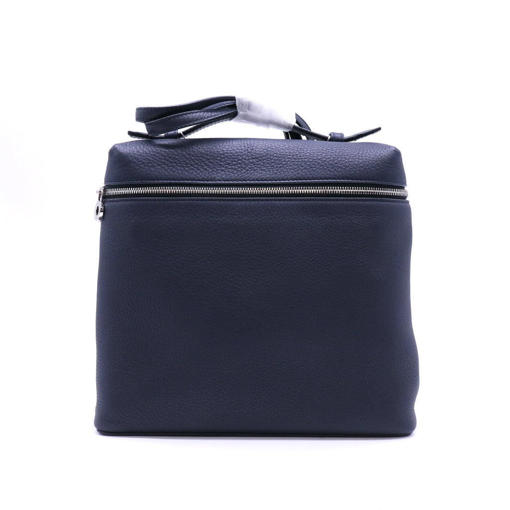 Loro Piana Grained Calfskin L23.5 Extra Pocket Backpack Twins LDJ4562