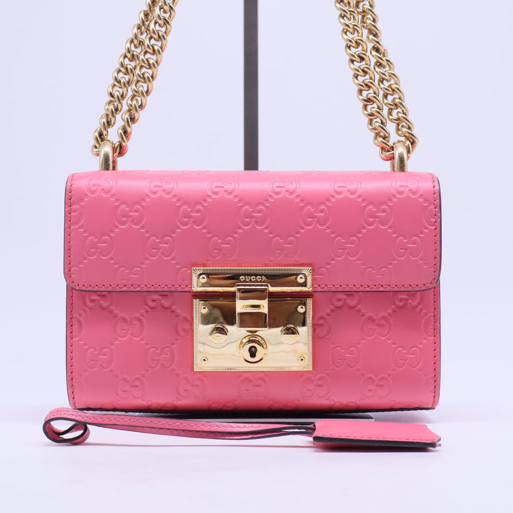 Padlock Shoulder Bag Guccissima Leather Small B20265