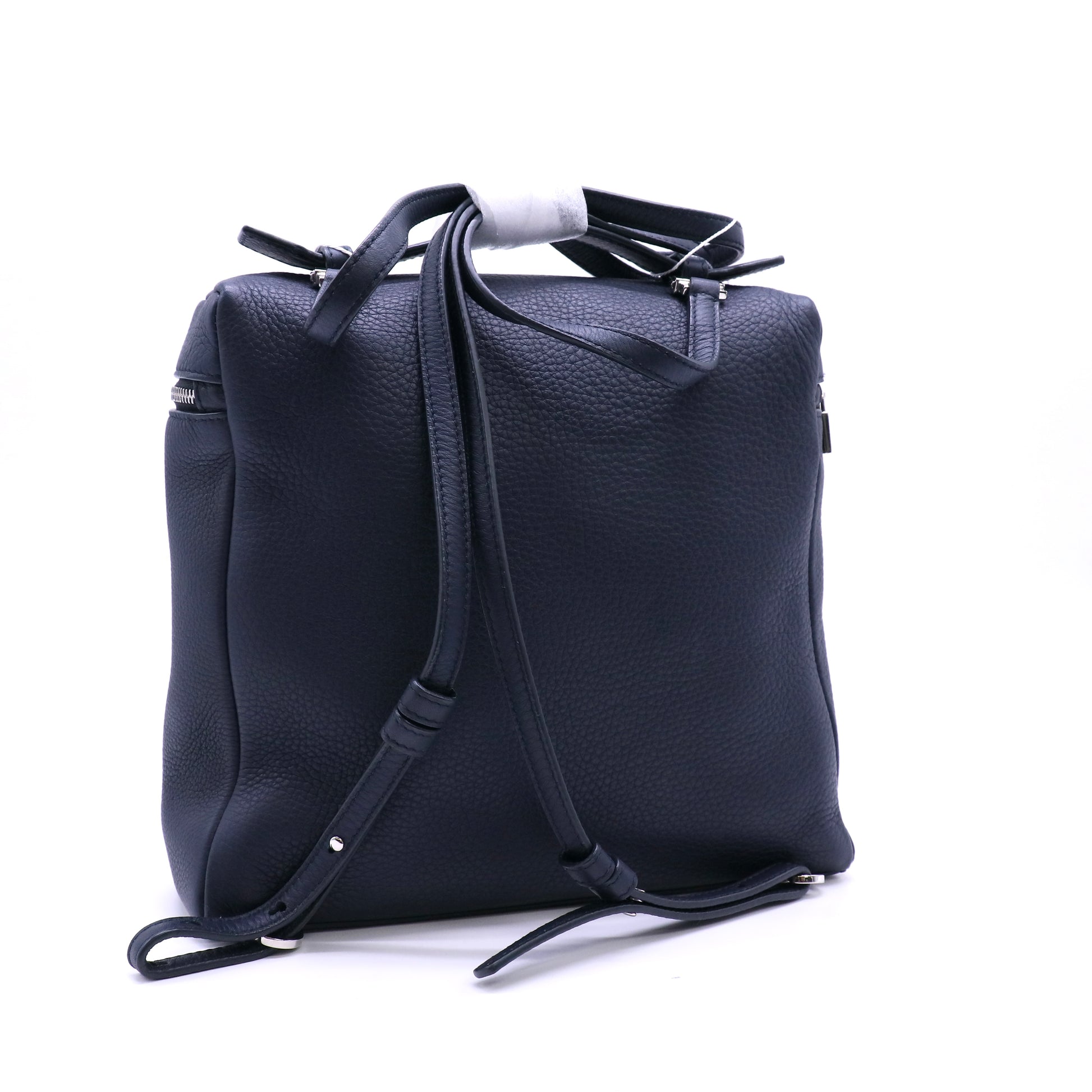 Loro Piana Grained Calfskin L23.5 Extra Pocket Backpack Twins LDJ4562