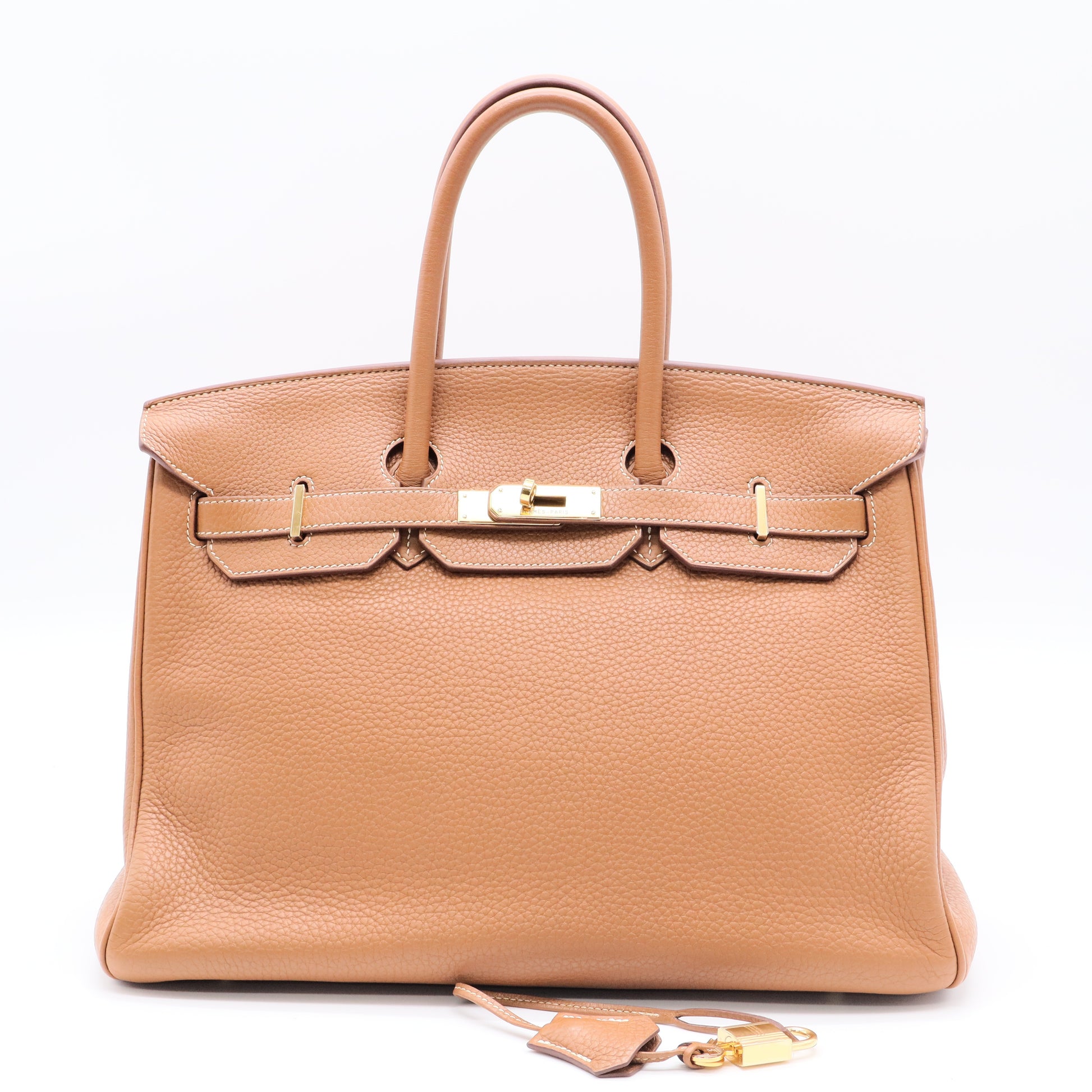 Birkin Handbag with Gold Hardware 35