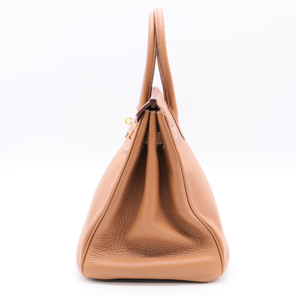 Birkin Handbag with Gold Hardware 35