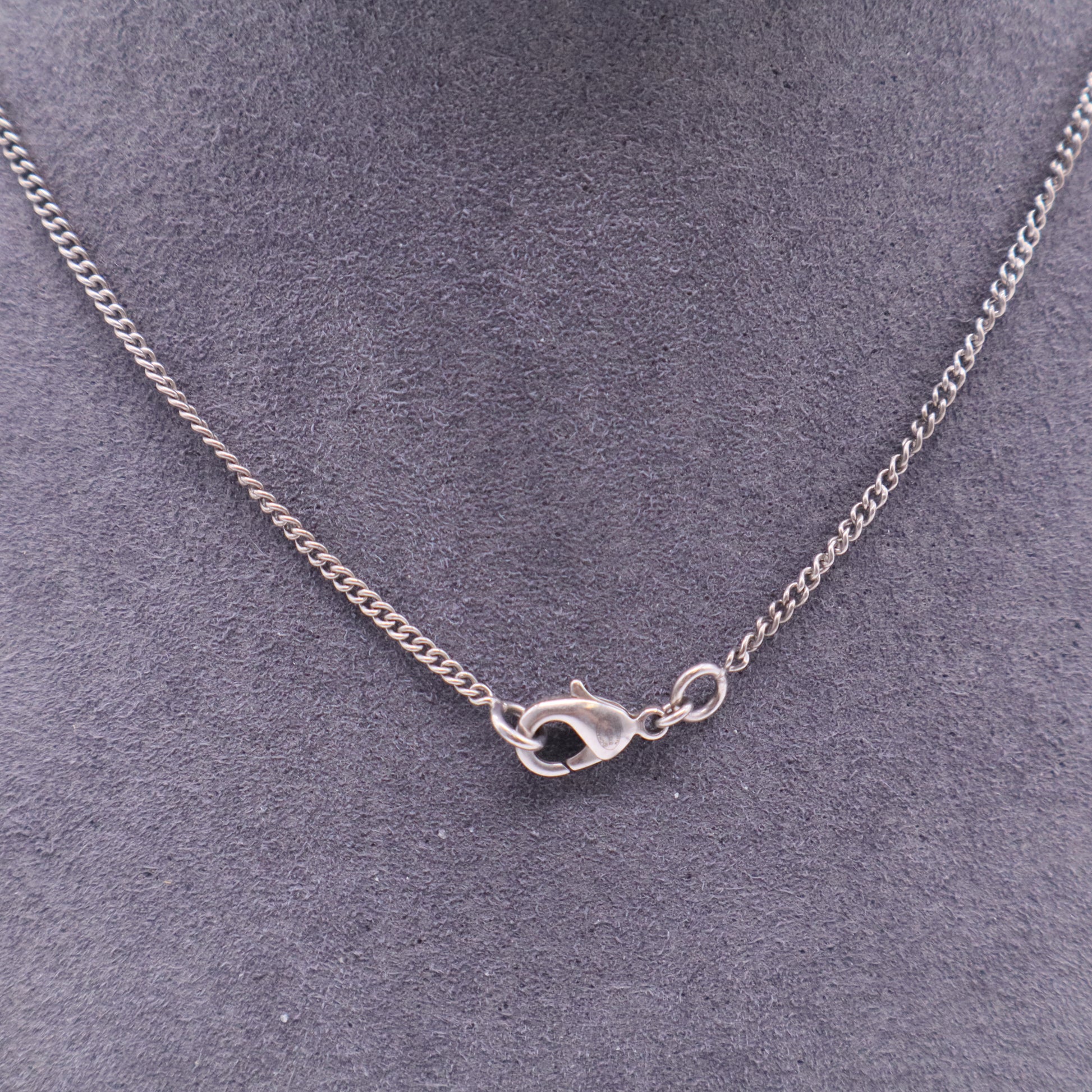 Crystal Textured CC Pearl Drop Pendant Necklace
