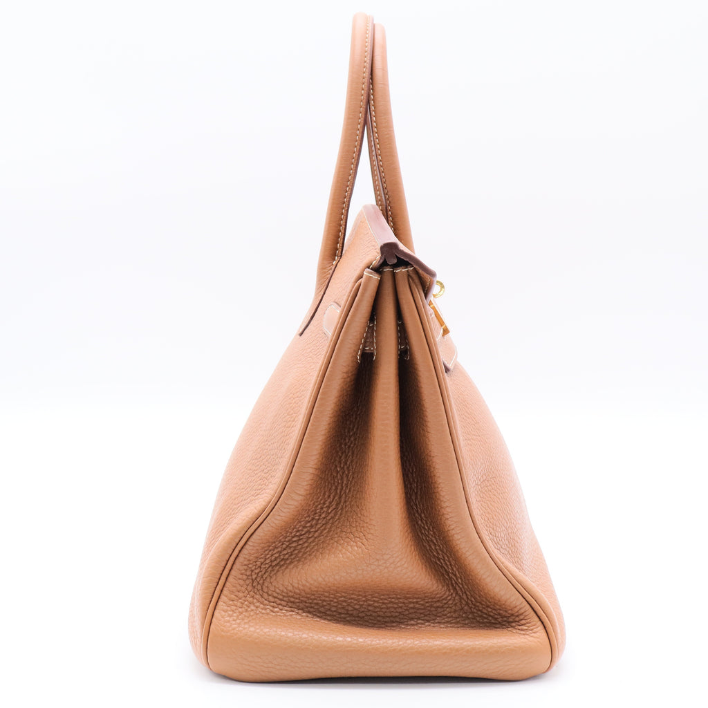 Birkin Handbag with Gold Hardware 35