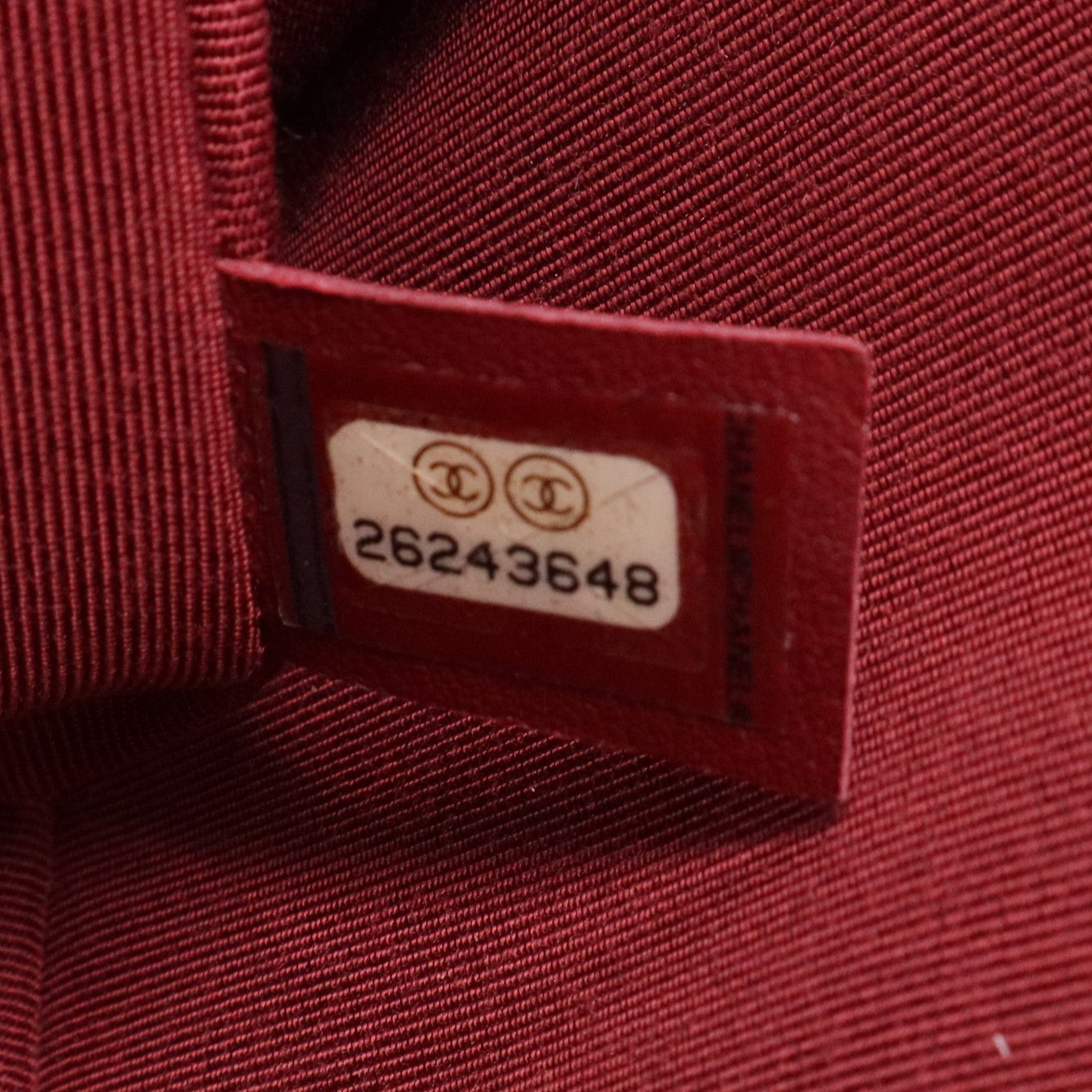 2019 Boy Flap Bag Chevron Caviar Old Medium Twins