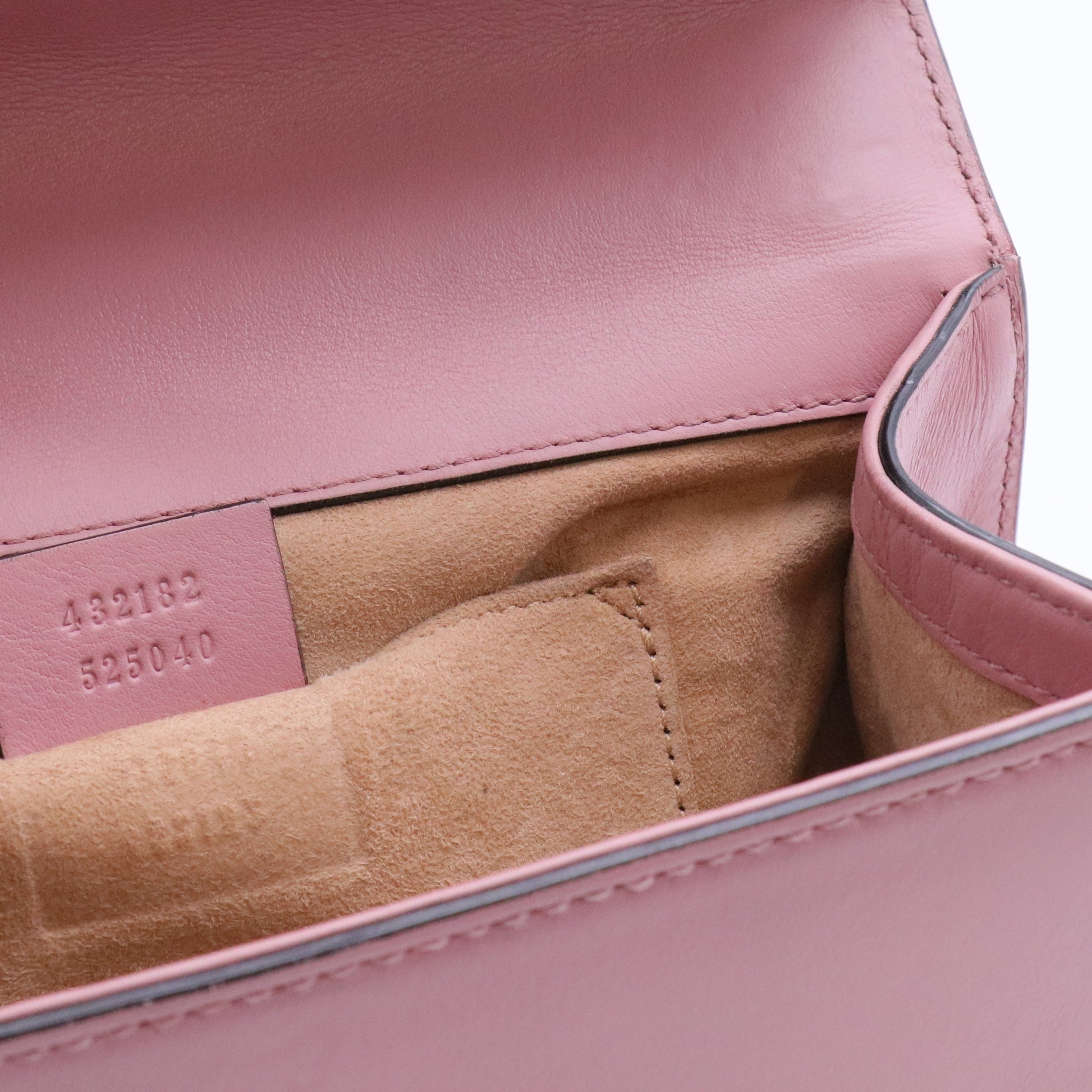 Pearly Padlock Shoulder Bag Studded Leather Small