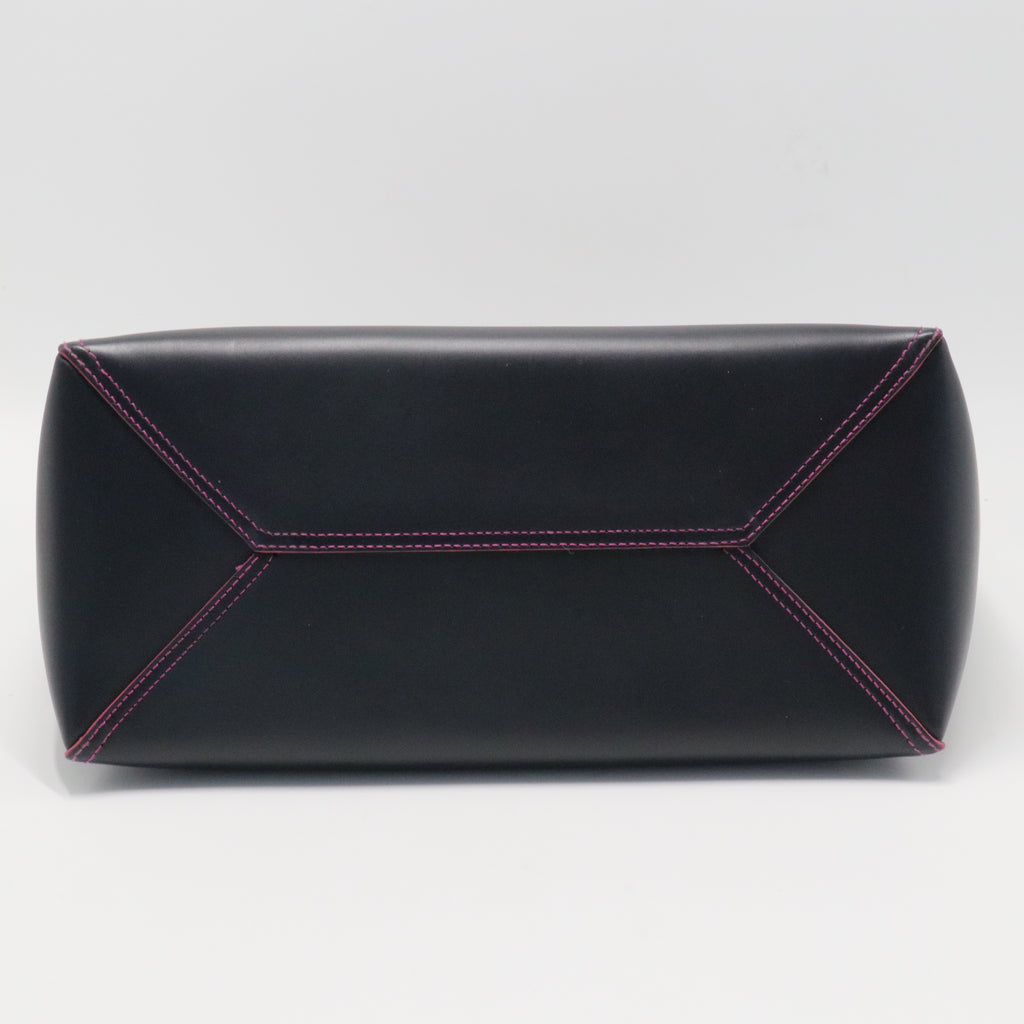 Tote Bag Navy Leather