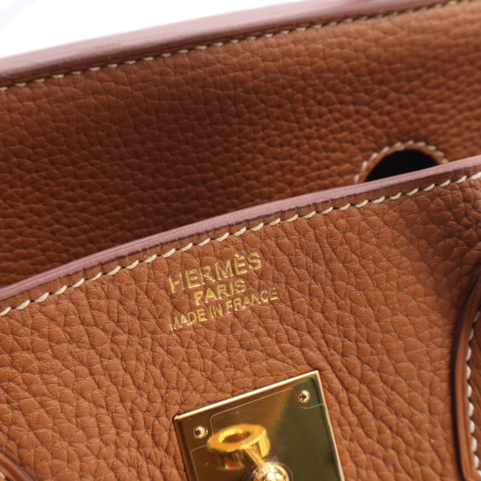 Birkin Handbag with Gold Hardware 35