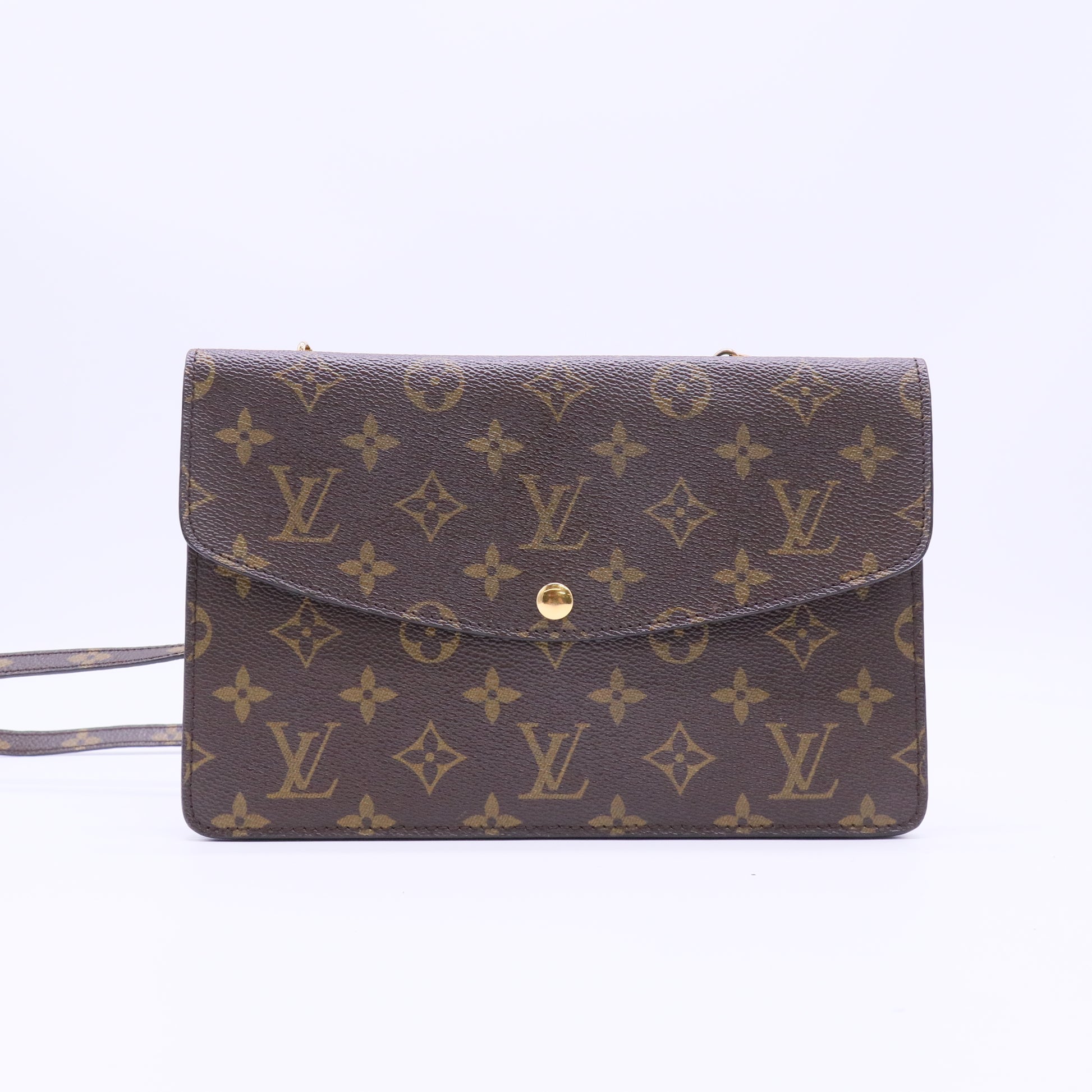 Louis Vuitton Monogram Double Pochette Rabat Twins B22547