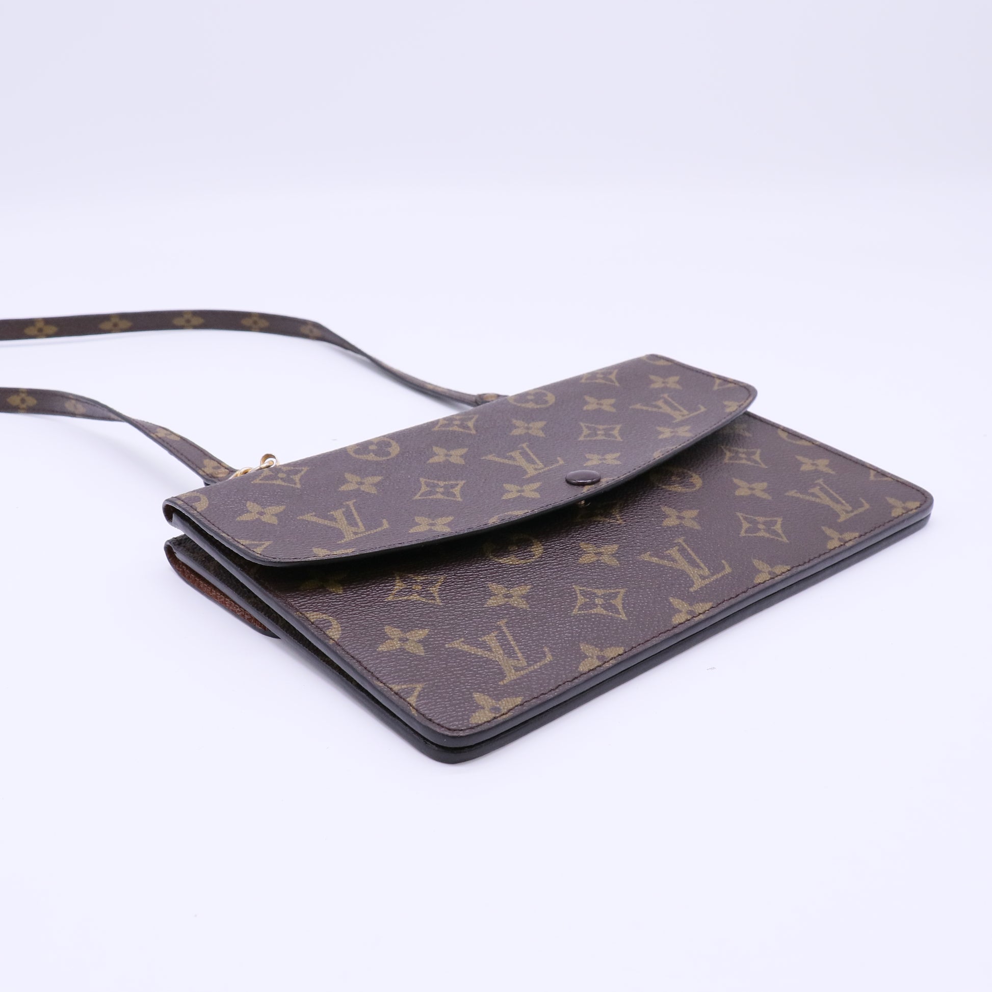 Louis Vuitton Monogram Double Pochette Rabat Twins B22547