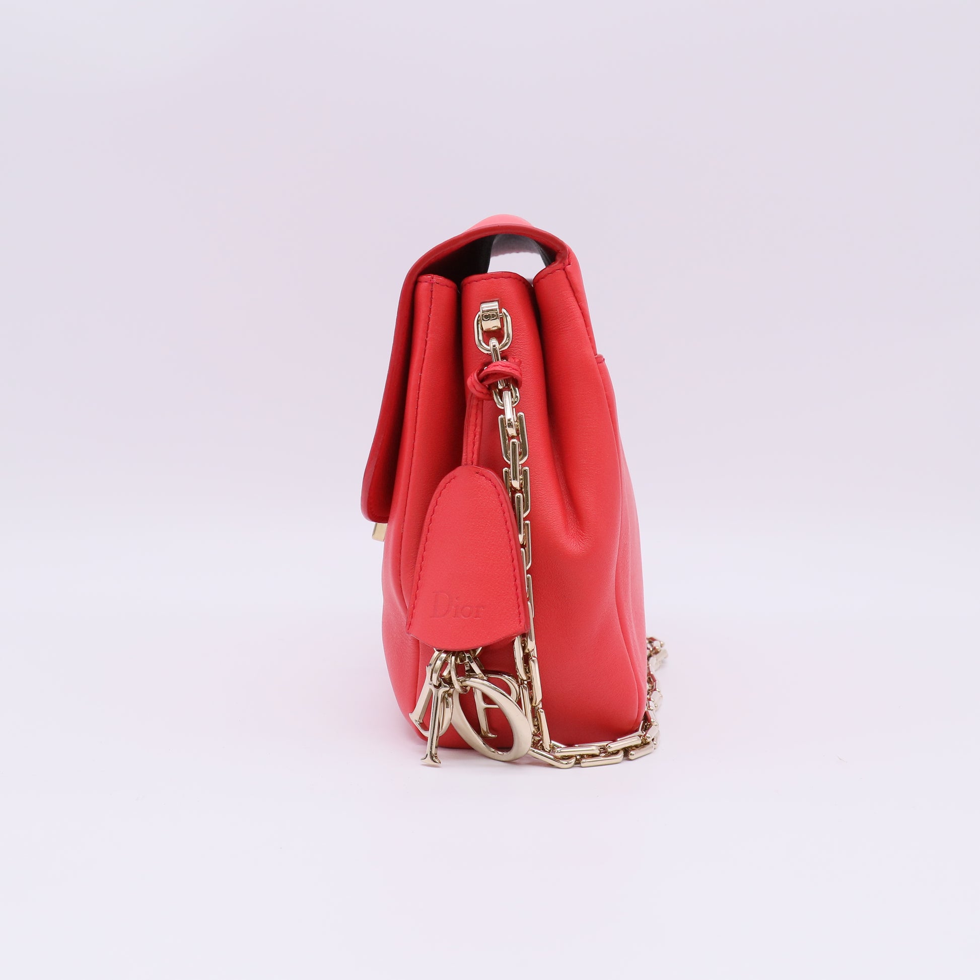 Diorling Shoulder Bag Leather twins B23706
