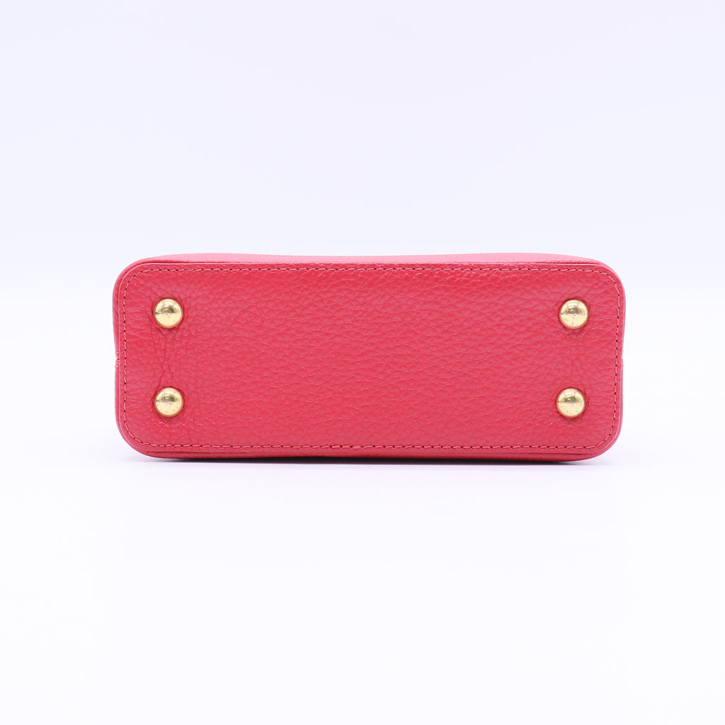 Capucine Bag Leather with Monogram Tuffetage Leather Strap Mini Twins LDJ3731