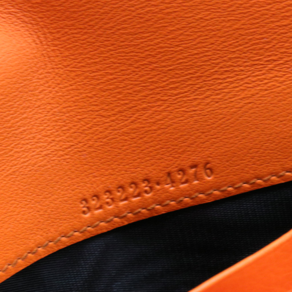 Neon Heart Printed Continental Wallet