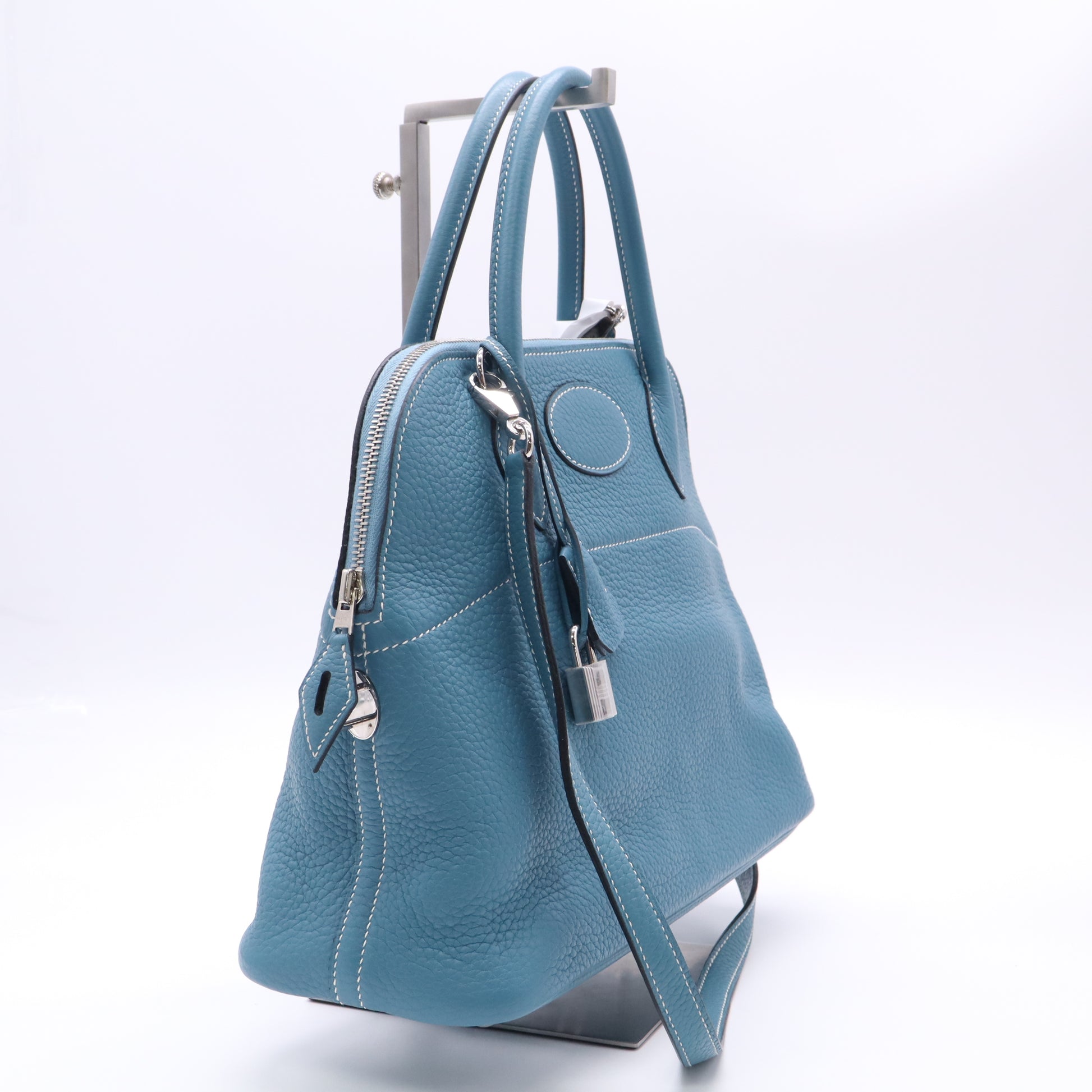 Hermès Bolide 31 bag in Taurillon Clemence leather with palladium hardware B23720