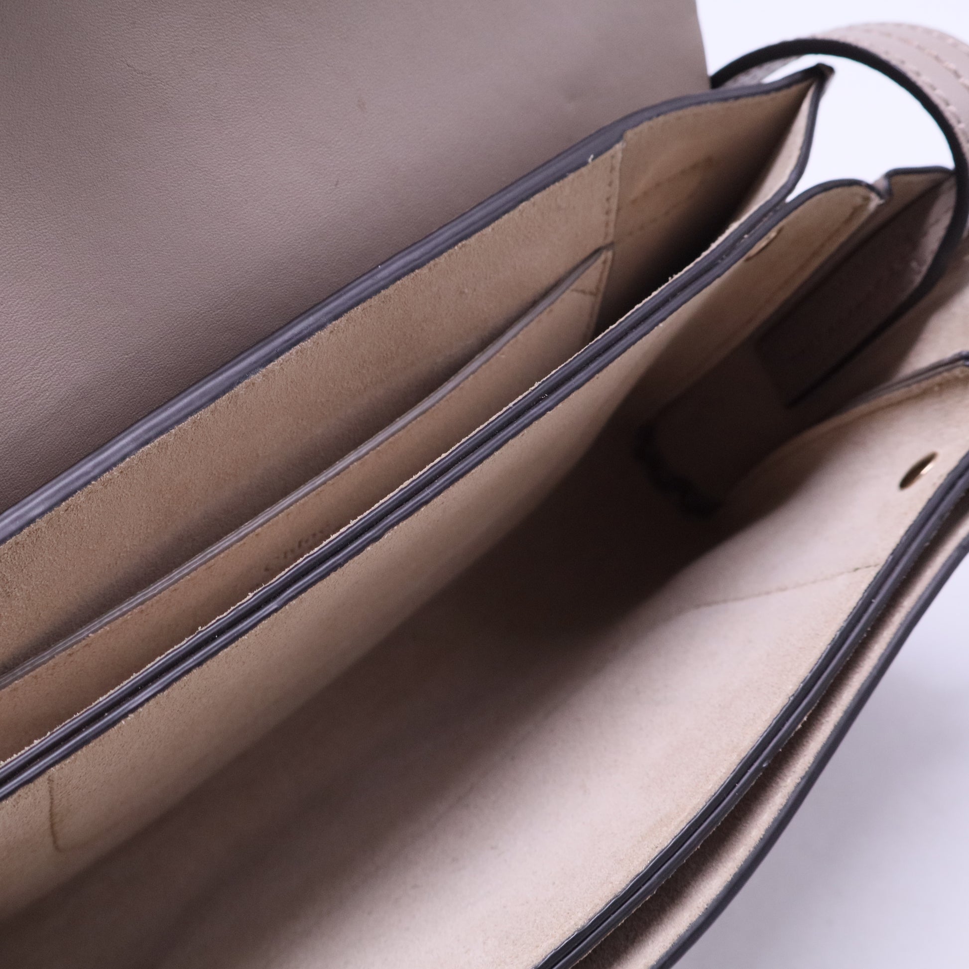 Faye Shoulder Bag Leather and Suede Small B20661
