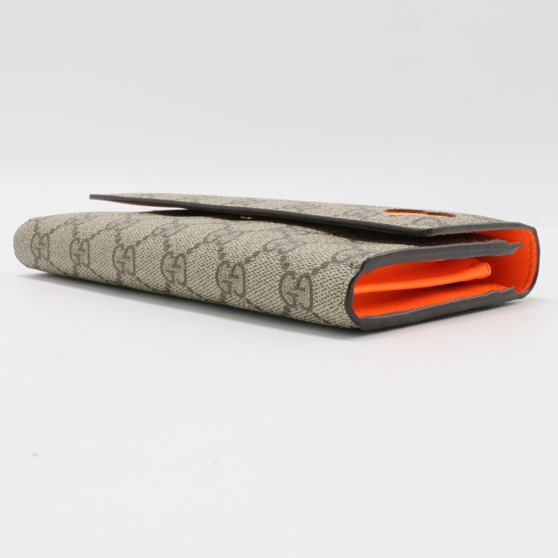 Neon Heart Printed Continental Wallet