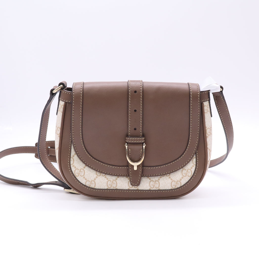 Gucci 'Nice' GG Supreme Canvas Flap Shoulder Bag B23561