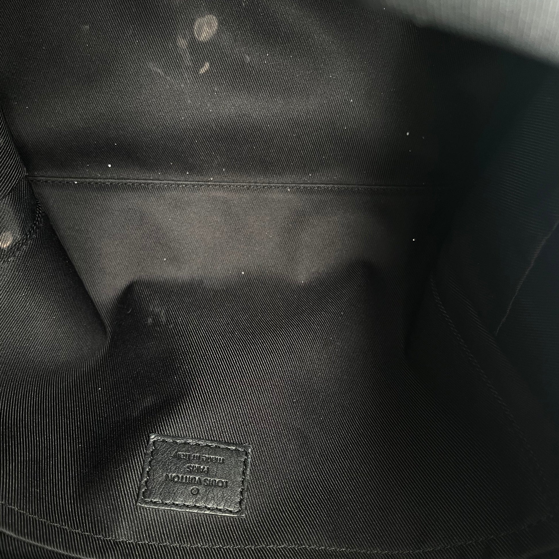 Brown Coated Canvas Monogram Palm Springs Backpack twins