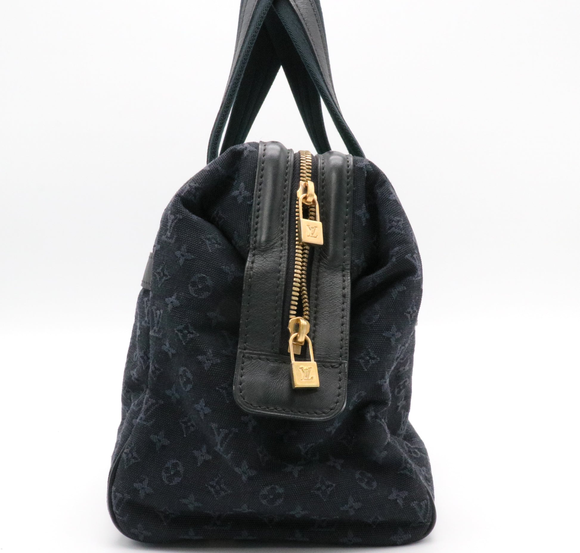Navy Monogram Mini Lin Josephine GM Boston Speedy twins