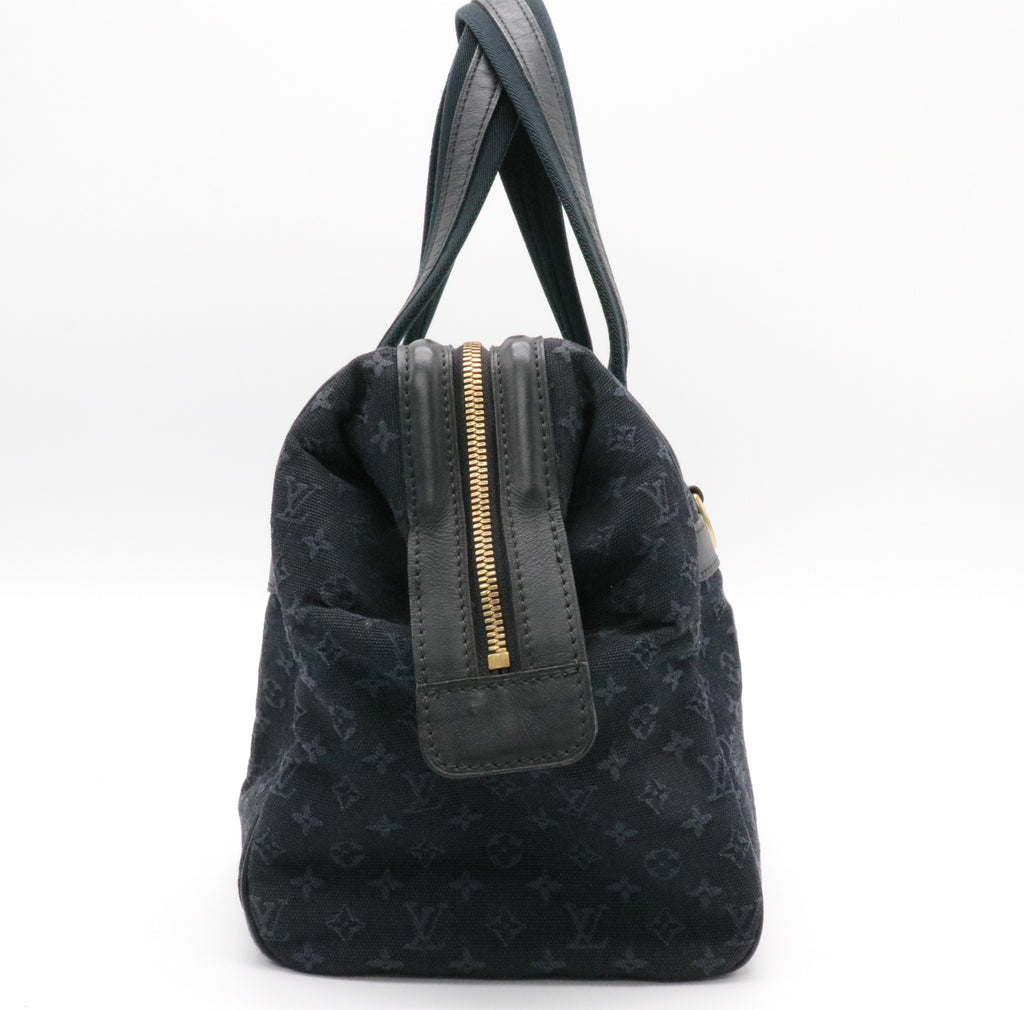 Navy Monogram Mini Lin Josephine GM Boston Speedy twins