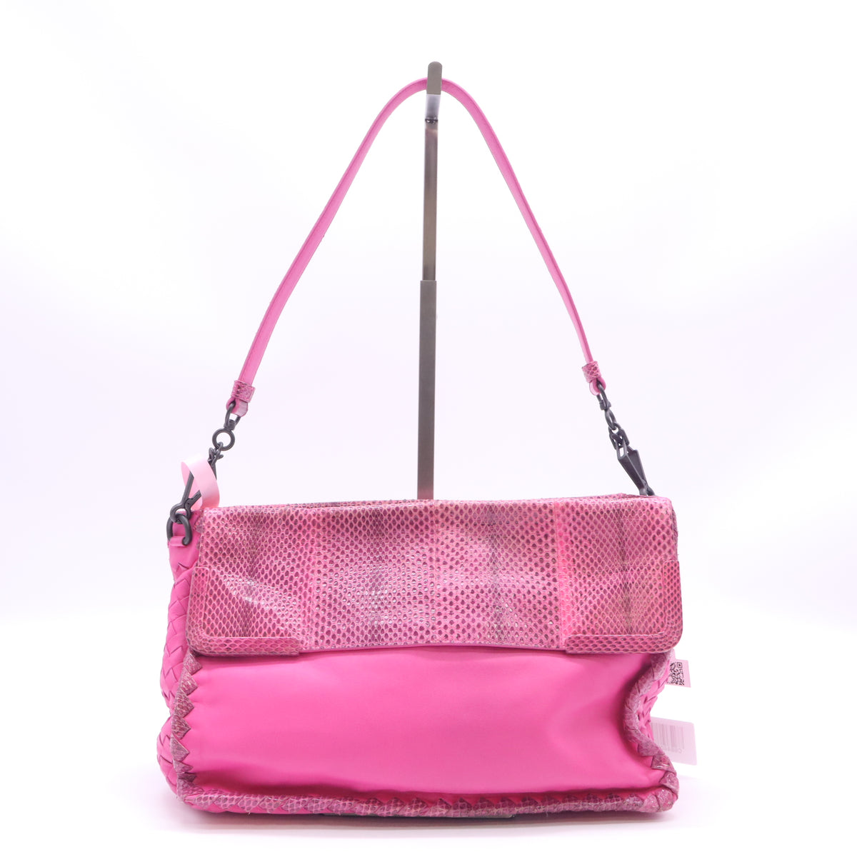 Bottega Veneta Mixed Media Flap Shoulder Bag Twins LDJ6177