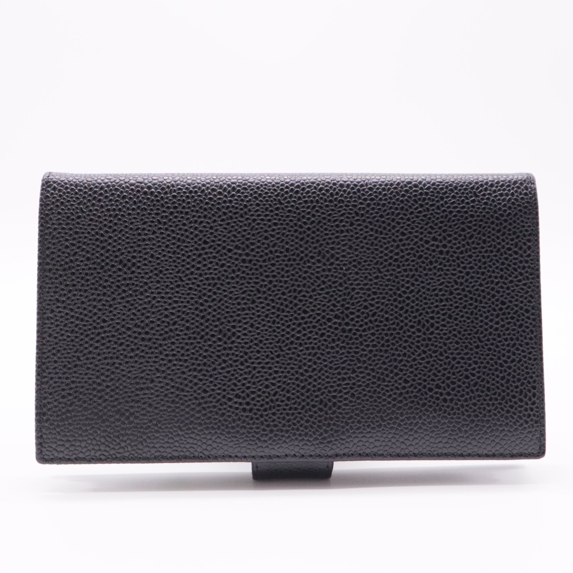 Caviar Timeless CC Zipped Pocket Wallet Black