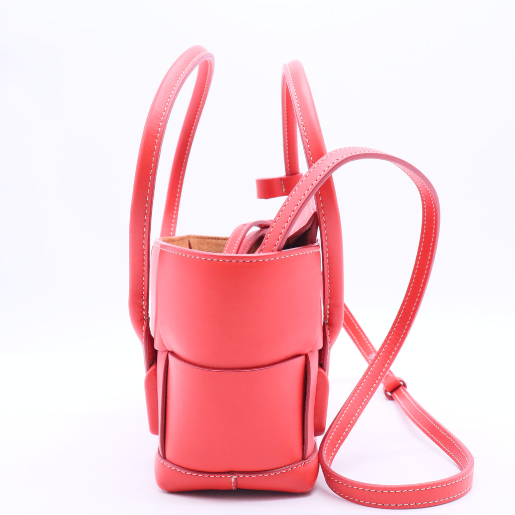 Arco Bag Maxi Intrecciato Leather Medium
