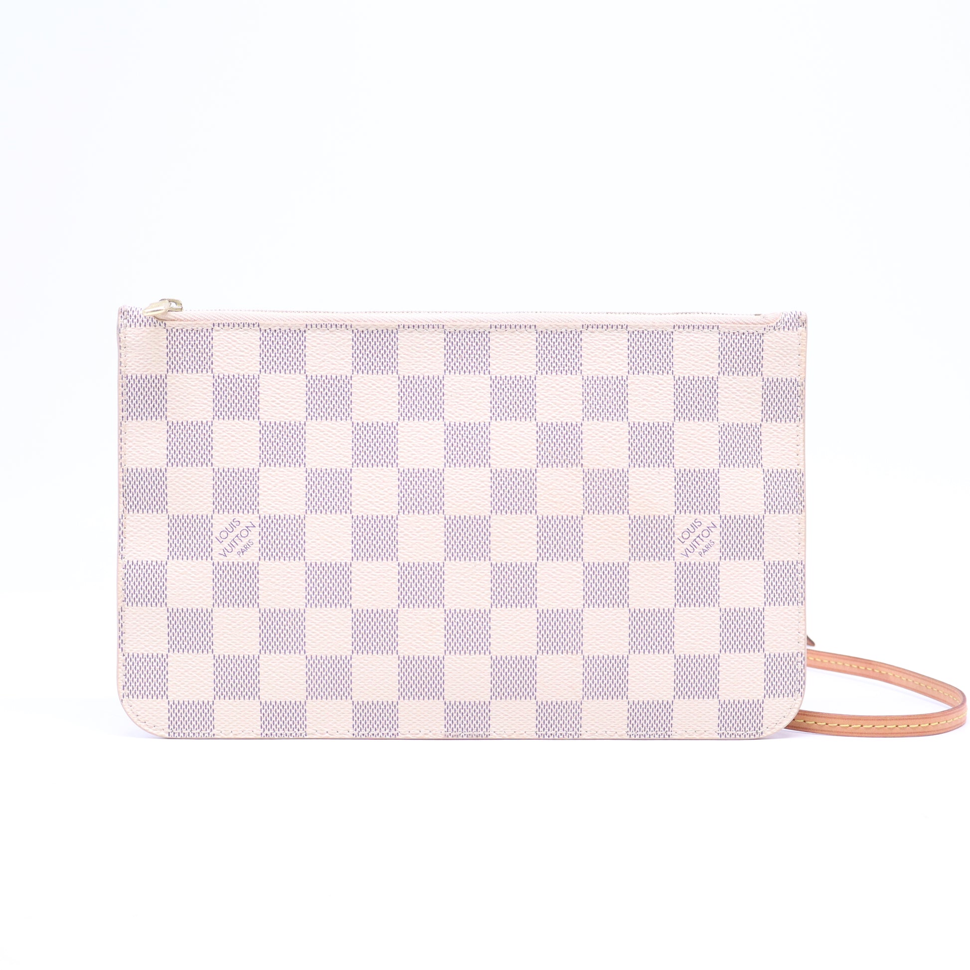 Damier Azur Neverfull MM GM Pochette Rose Ballerine B21310