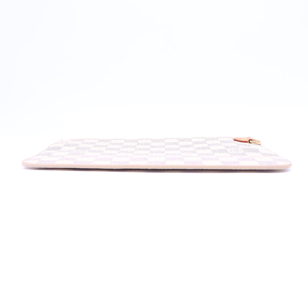 Damier Azur Neverfull MM GM Pochette Rose Ballerine B21310