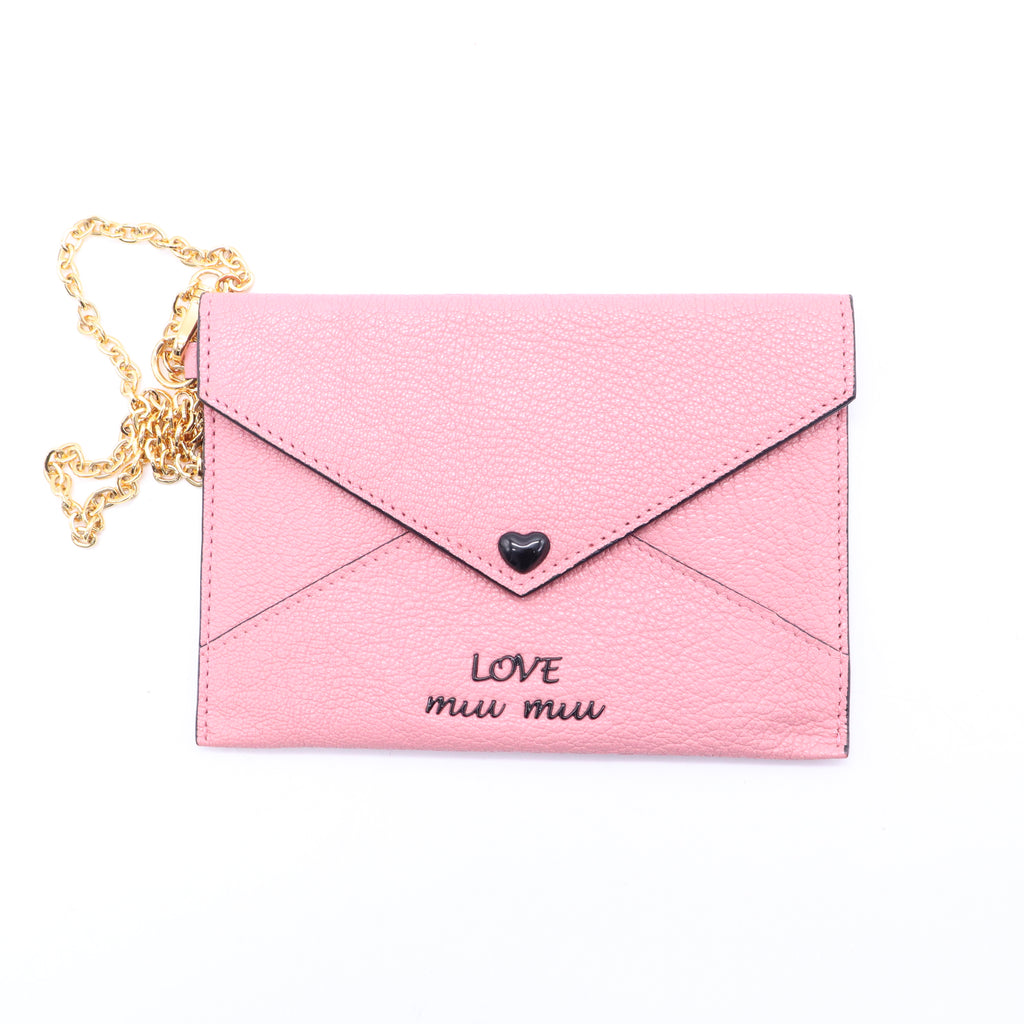 Miu Miu Madras Love Envelope Clutch twins W20908