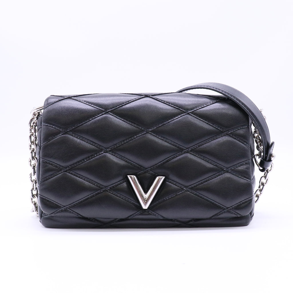 GO-14 Handbag Malletage Leather MM Twins LDJ4594