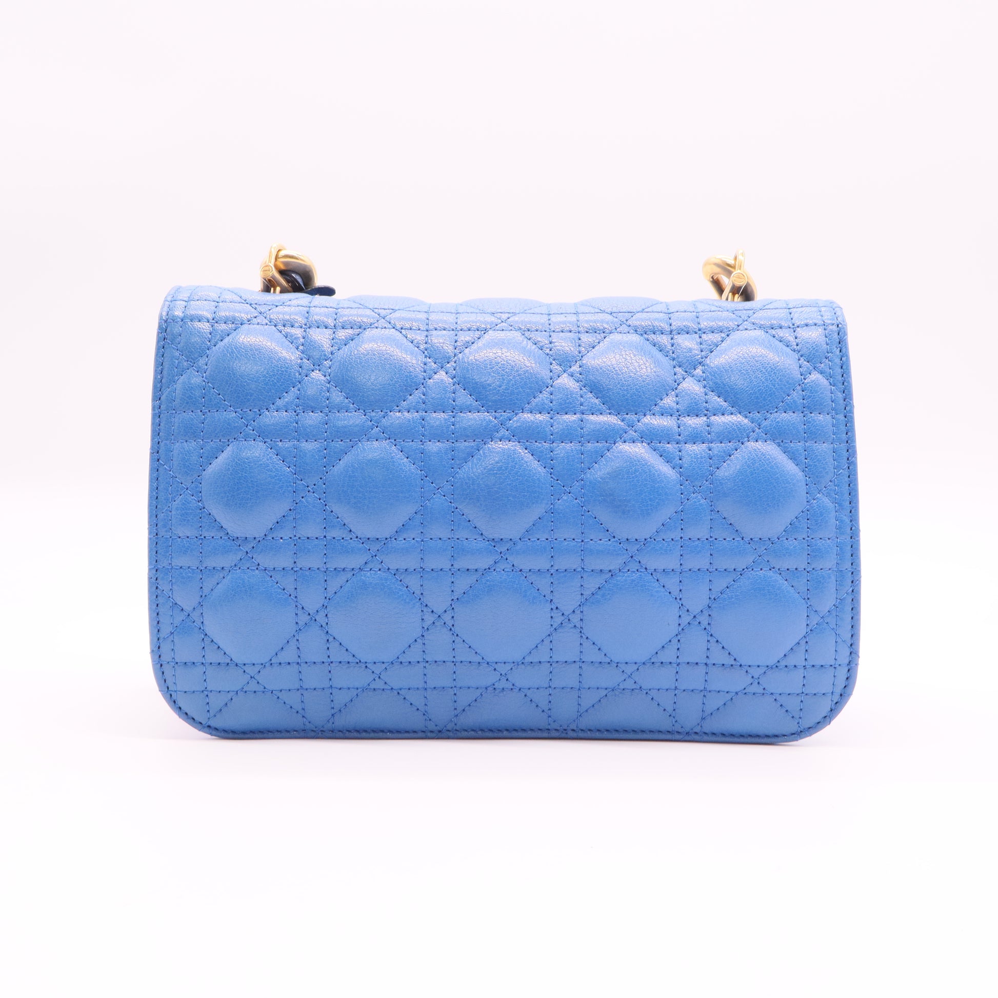 Dioraddict Flap Bag Cannage Quilt Lambskin Medium Twins