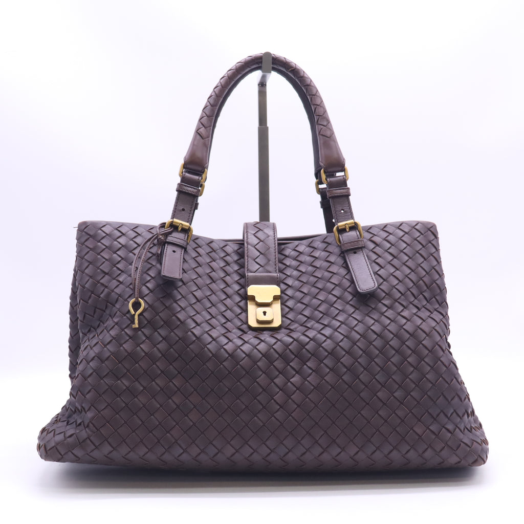 Bottega Veneta Intrecciato Nappa Leather Roma Tote Bag Twins B24325