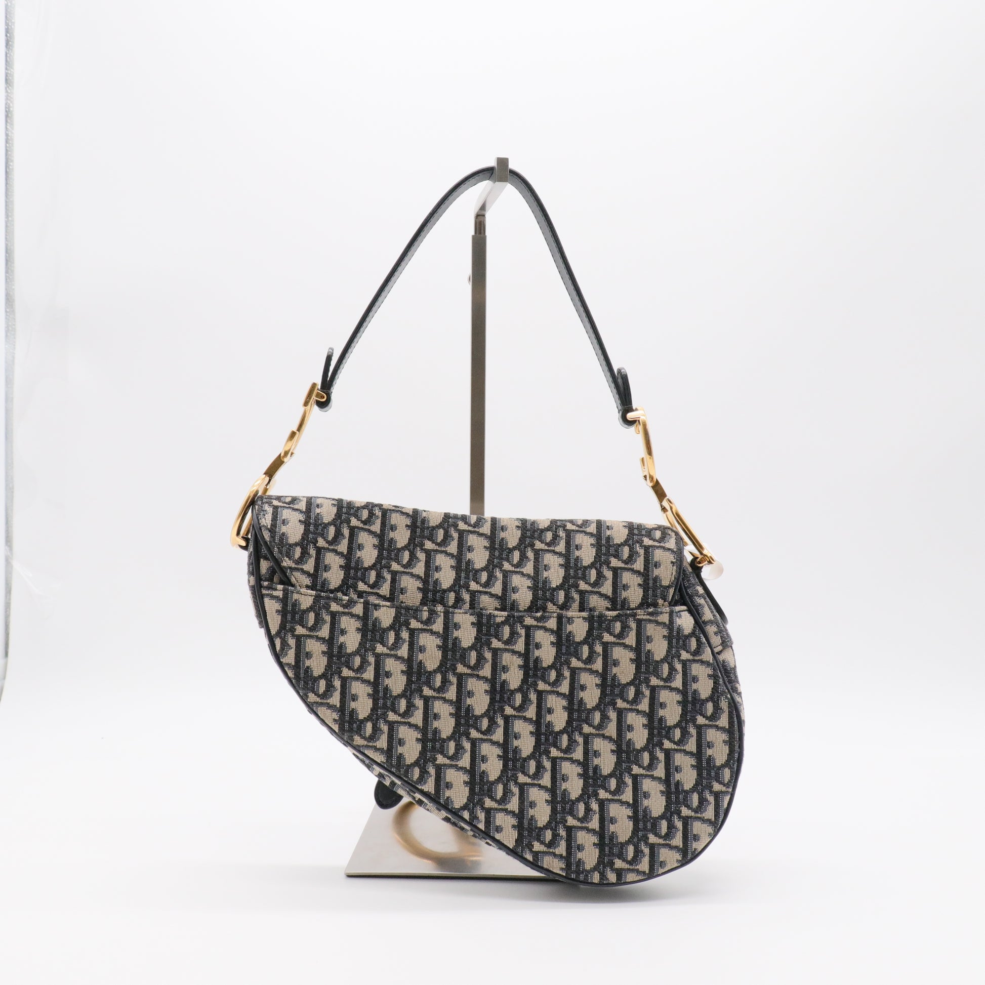 Oblique Saddle Bag Blue twins