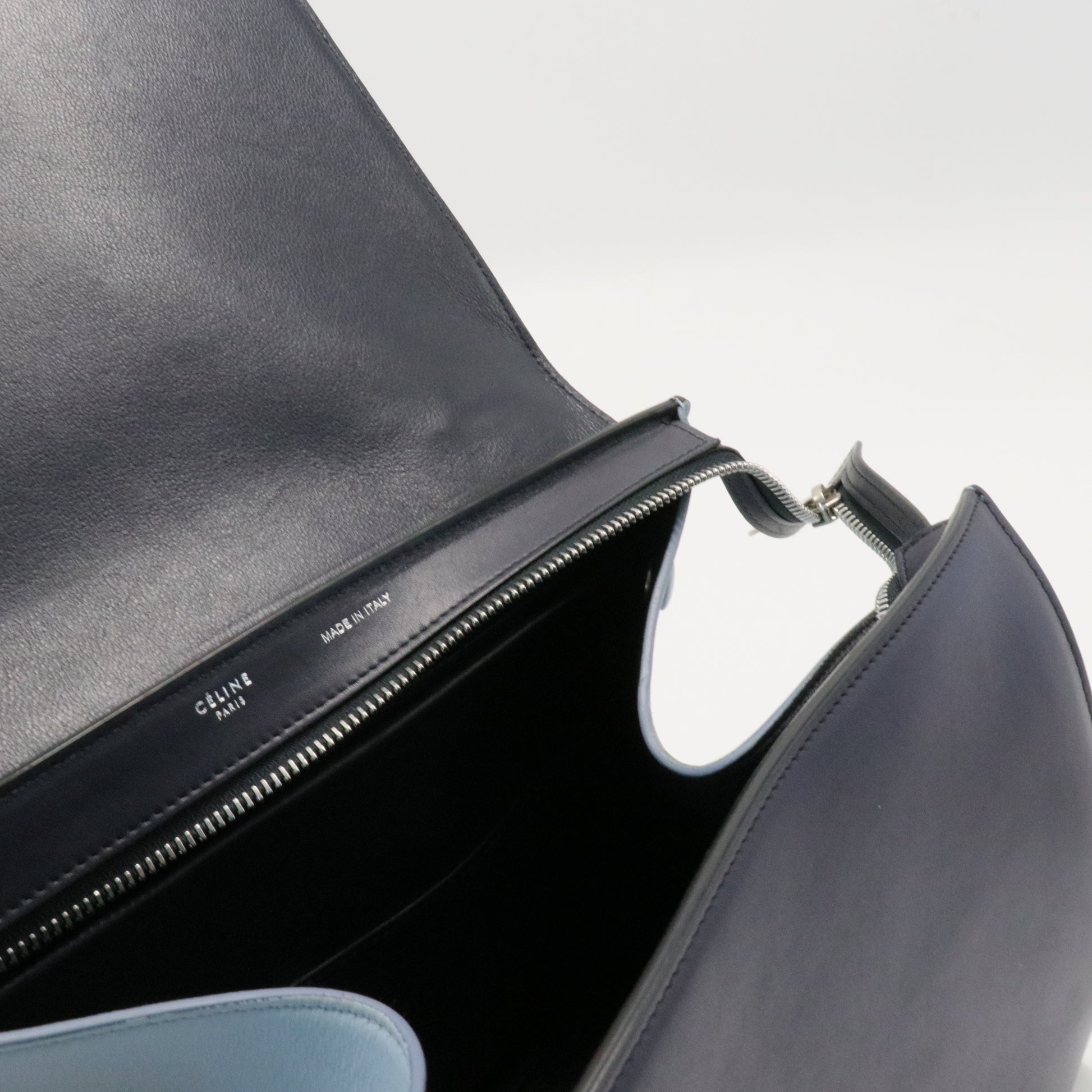 Tricolor Trapeze Bag Leather Small