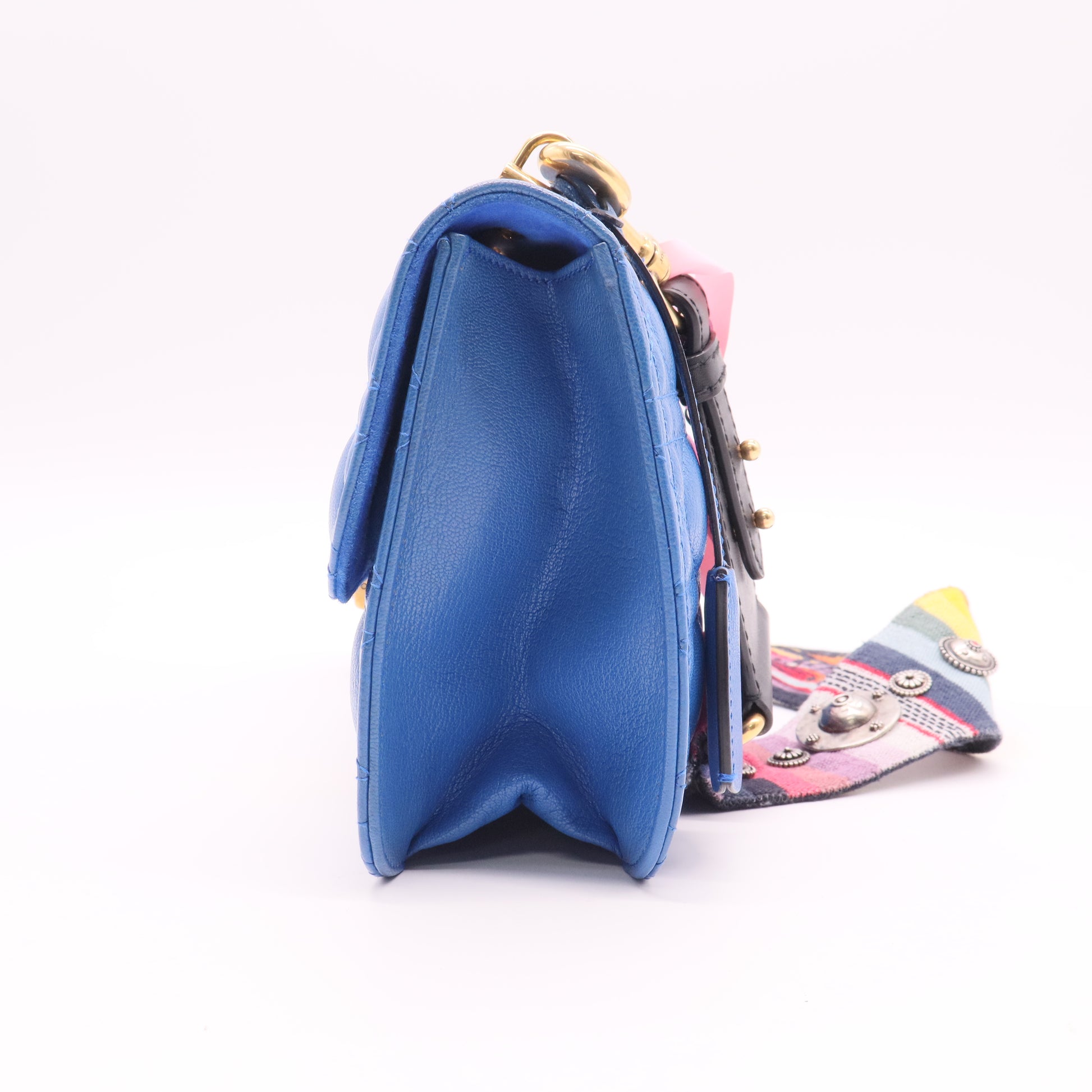 Dioraddict Flap Bag Cannage Quilt Lambskin Medium Twins