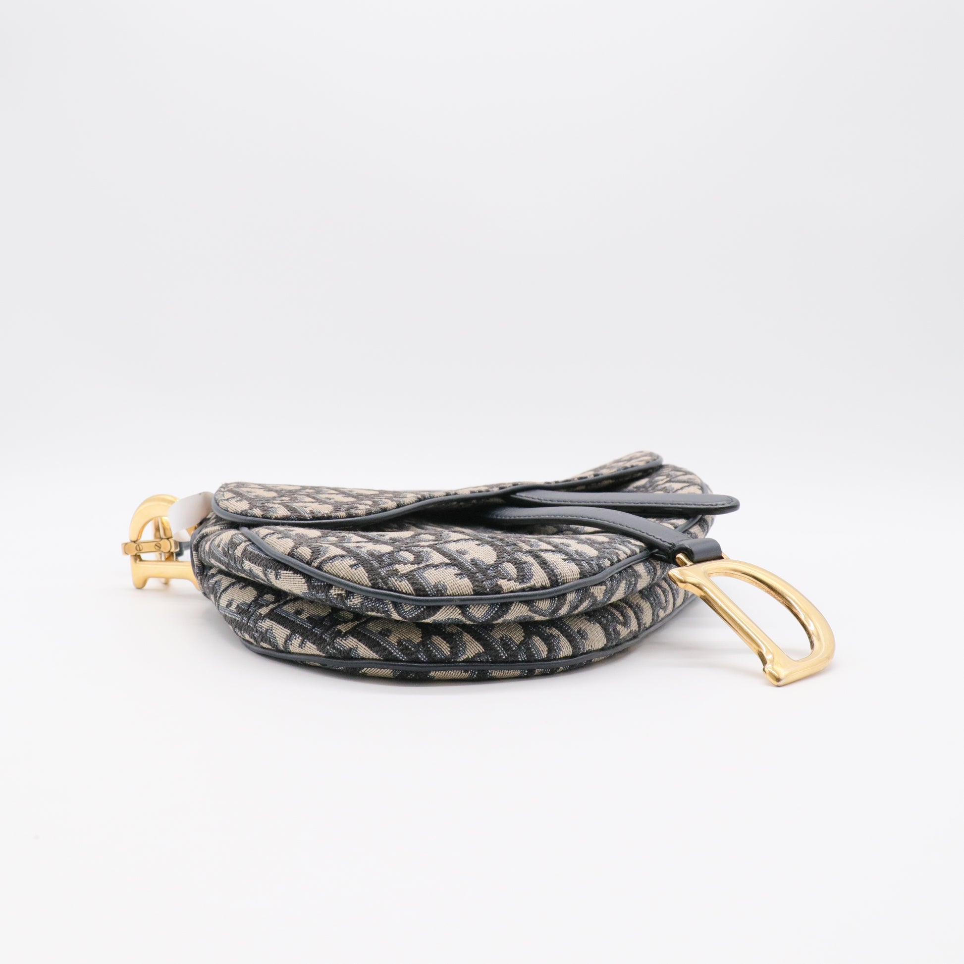 Oblique Saddle Bag Blue twins